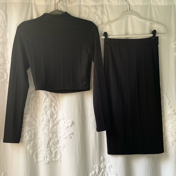 Lulus Dresses & Skirts - Elegant Black Skirt Set